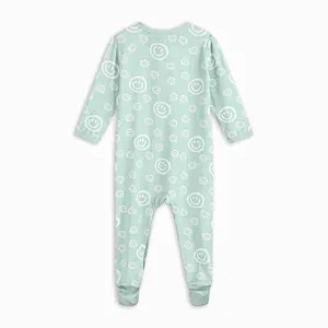Footie Zipper Baby Rompers